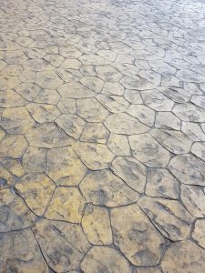 stamped concrete flooring