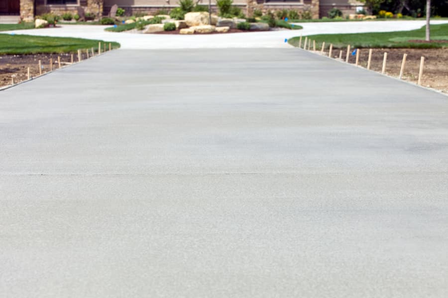 picture of cement walkway on top of ground